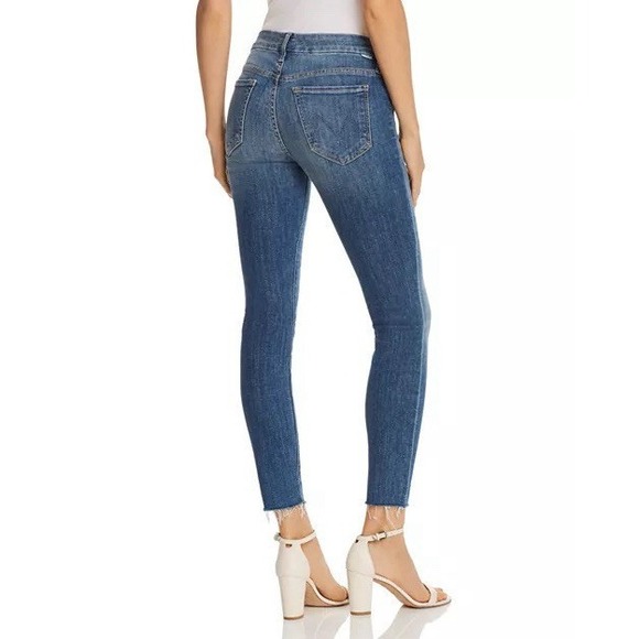 MOTHER HIGH WAISTED LOOKER ANKLE FRAY One Smart Cookie 27 - Picture 2 of 16